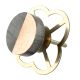 Grey Stone Copper Round Dresser Knobs